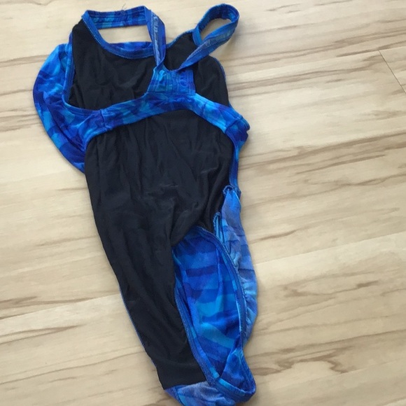Ceres Blue Racerback Swimsuit - Picture 8 of 11